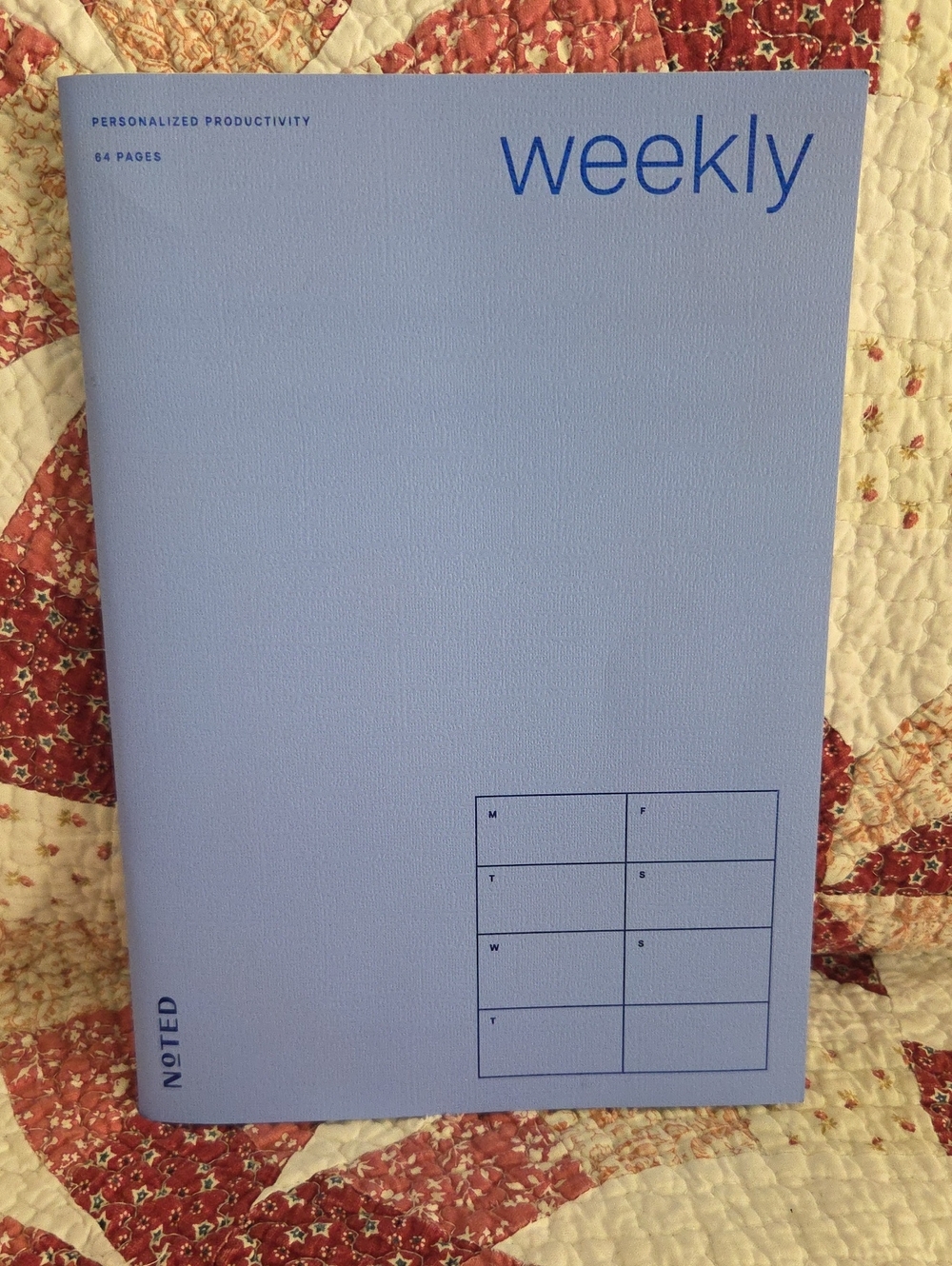 Weekly Planner Notebook - NWOT Blue